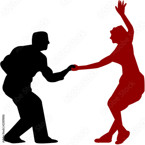 dancing couples illustration