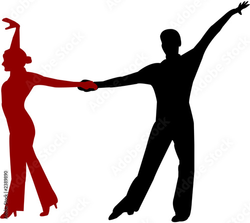 dancing couples illustration