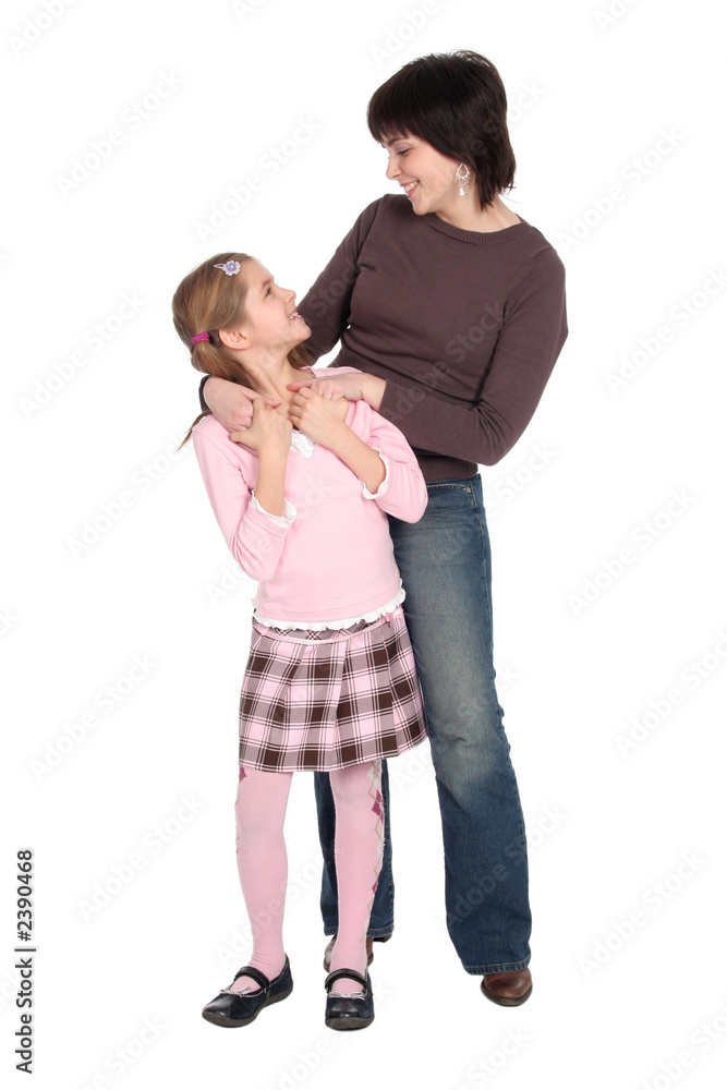 mother and daughter