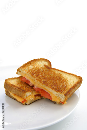grilled cheese and tomatoe sandwich