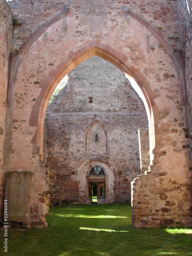 abbaye de truttenhausen en ruine