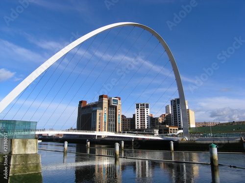 Millennium Bridge & Baltic Centre, Gateshead, Newcastle, England