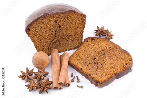 ginger-bread, honey-cake with spices