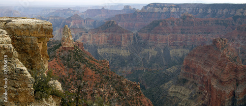 grand canyon - mount hayden from the point imperia