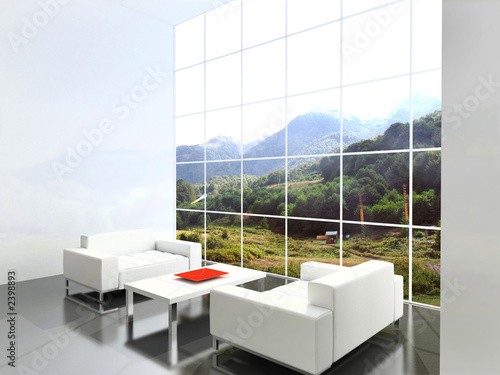 modern interior.