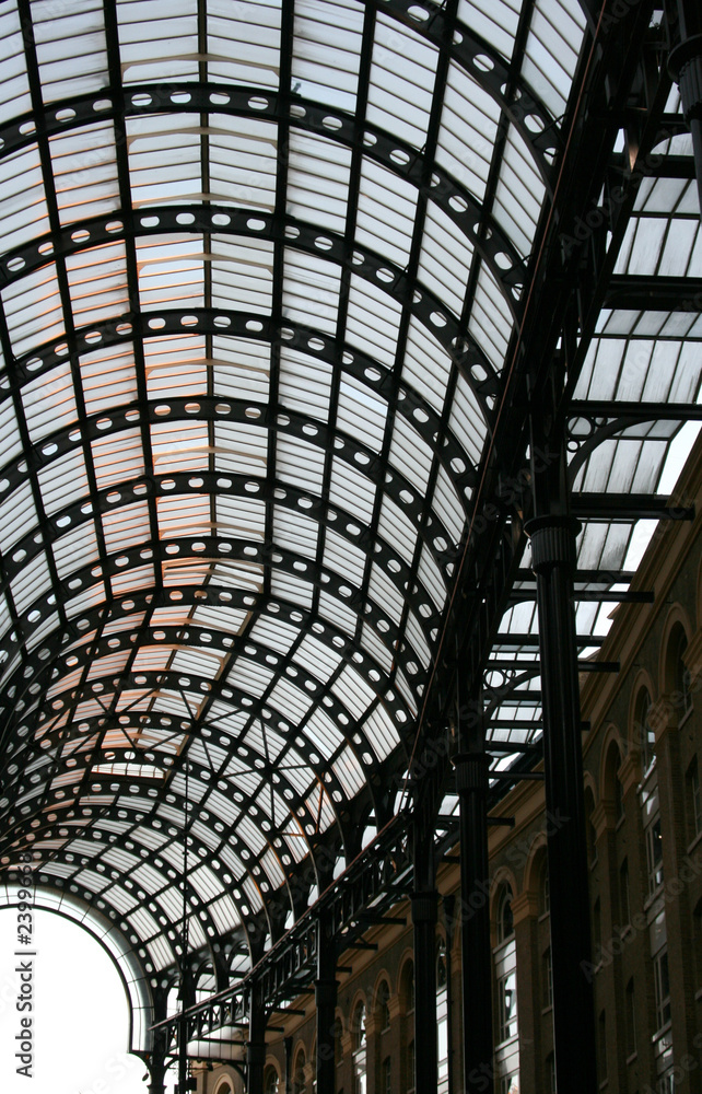 arched glass roof