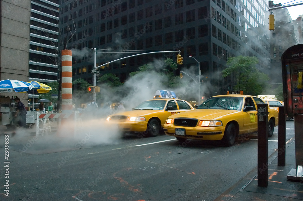 Fototapeta premium yellow cab