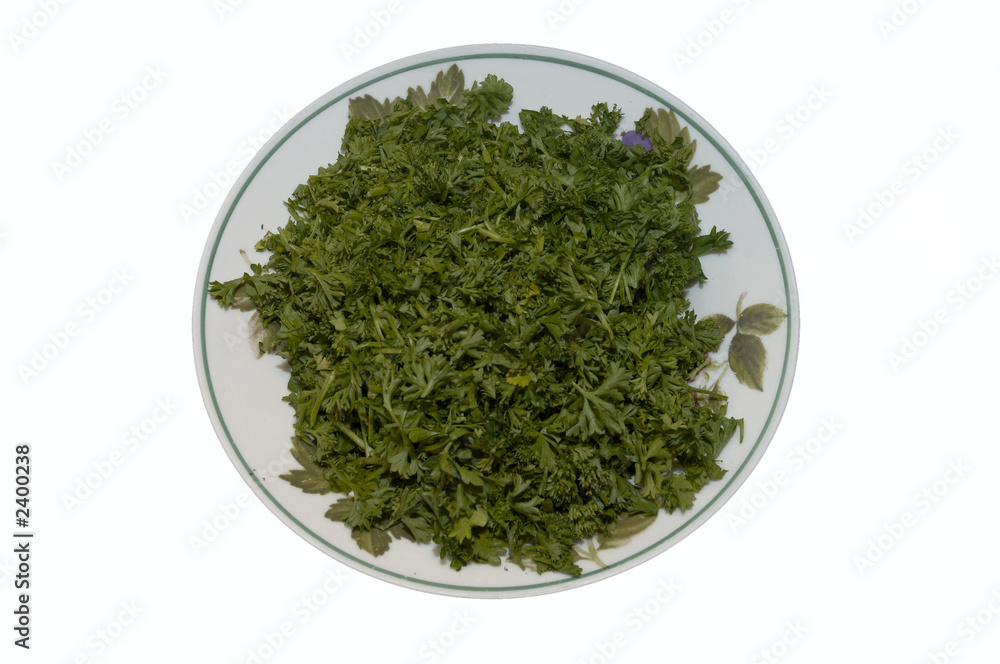 chopped parsley chopped parsley