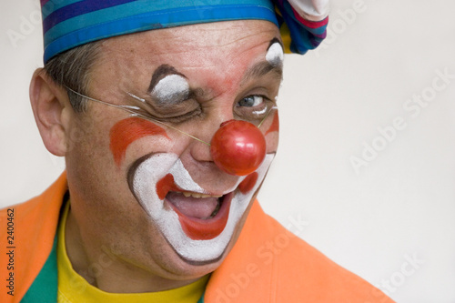 smiling clown