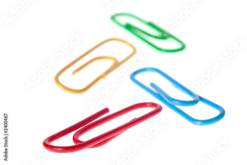 paperclip multi colors