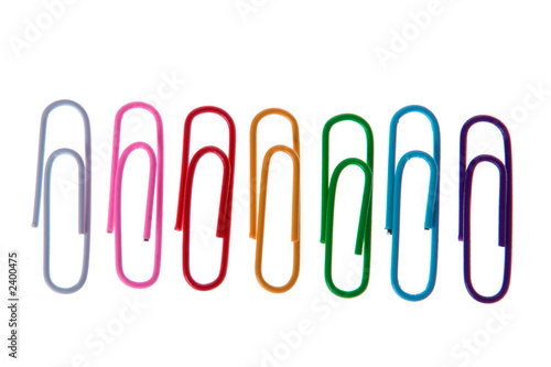 paperclip multi colors