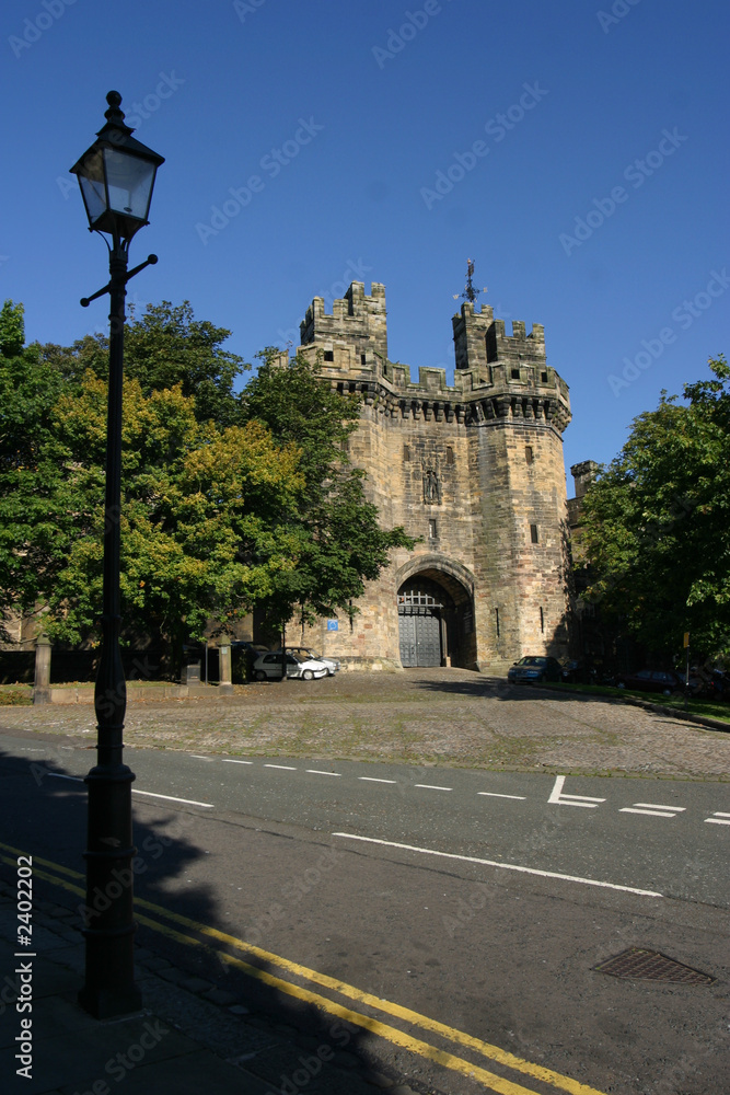 Entrance to Lancaster Castle, Lancashire, England