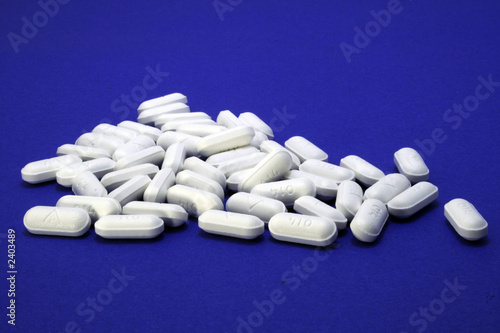 Canvas Print white pills