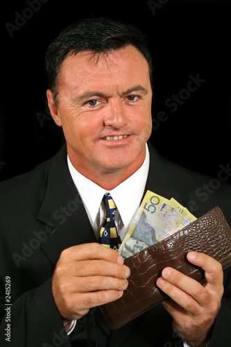 Φωτογραφία smug salesman