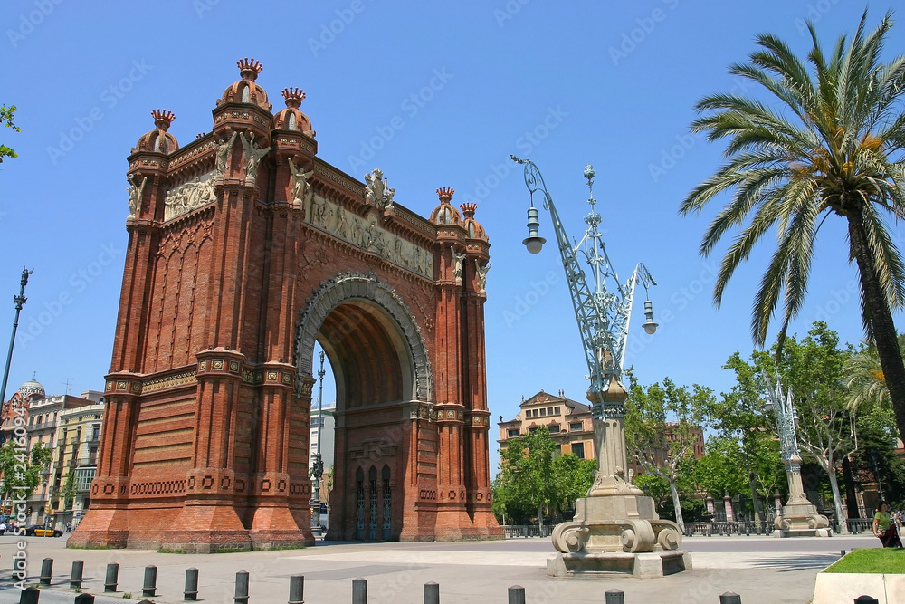 Obraz premium arch, barcelona, spain