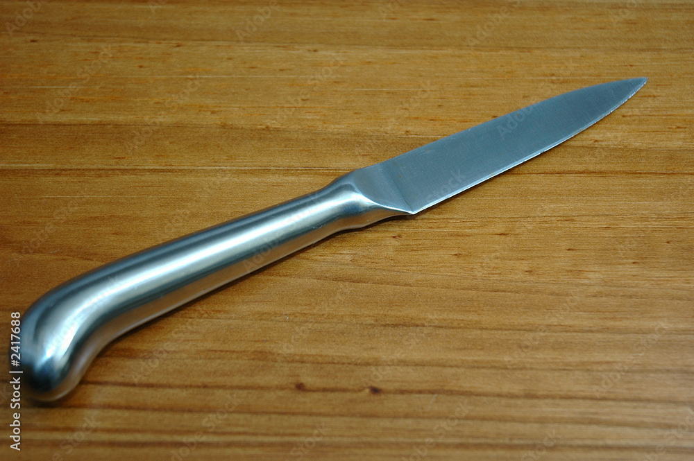sharp steel knife