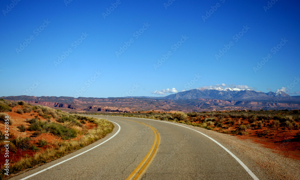 road through arches