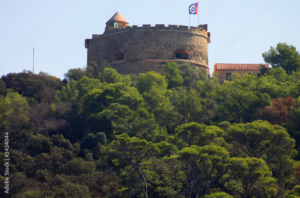 castle with loopholes in the forest castle with loopholes in the forest