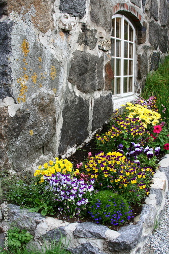 bac à fleur en norvège