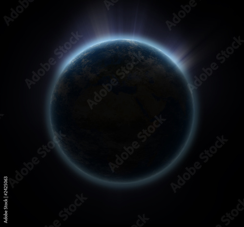 leuchtender globus