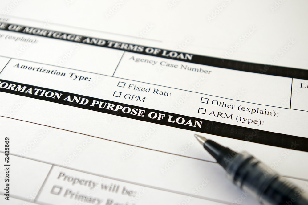 Obraz premium request for loan