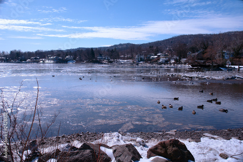 winter on the hudson