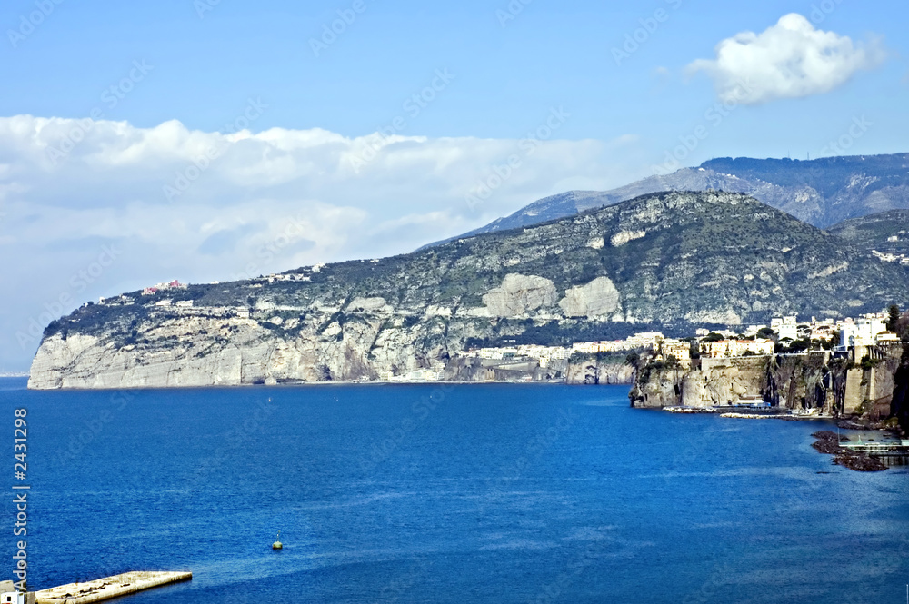  scenic view of sorrento peninsula, Italy