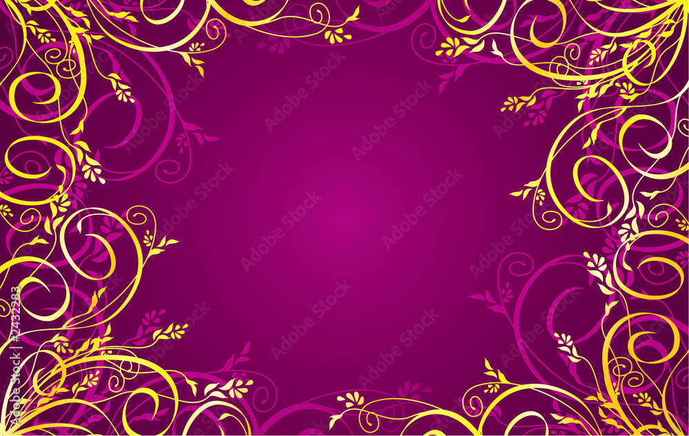 background with a golden ornament background with a golden ornament