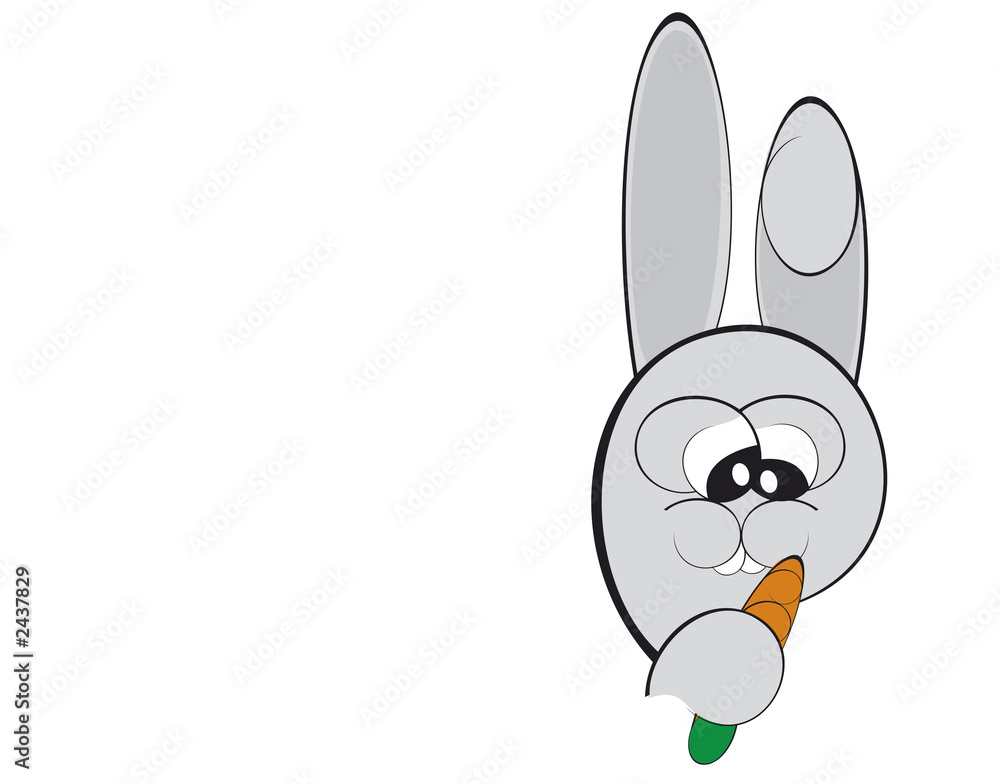 Obraz premium clipart coniglio