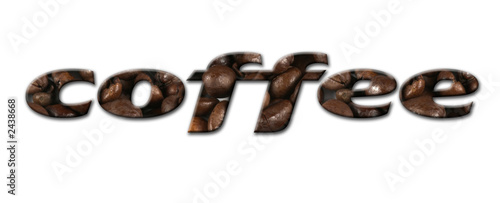 coffee inscription