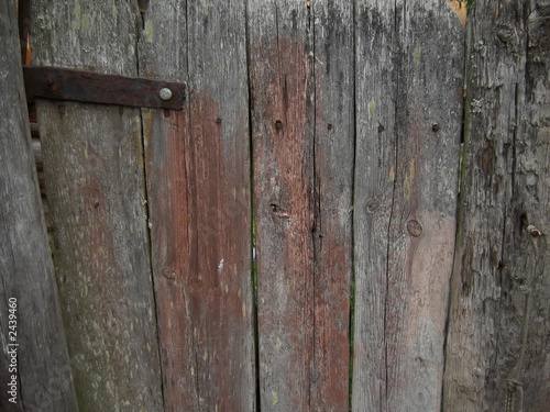 texture of old grey wooden boards