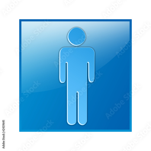 male, icon, toilet symbol
