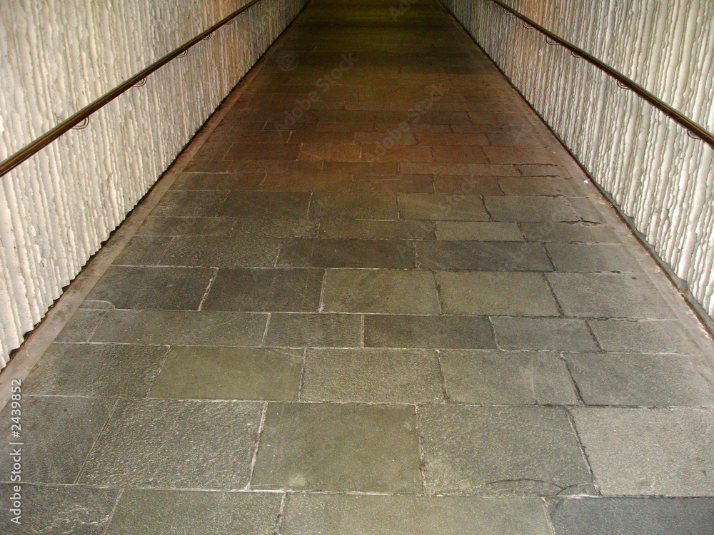 tiled walkway