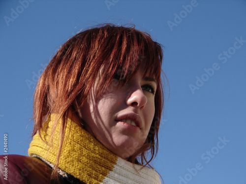 Canvastavla redhead girl