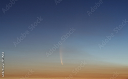 mcnaught comet at sunset © Matthew Jones