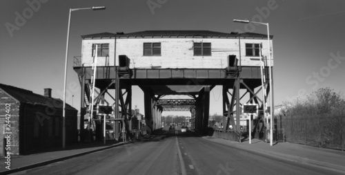 bridge across the dock at birkenhead docks