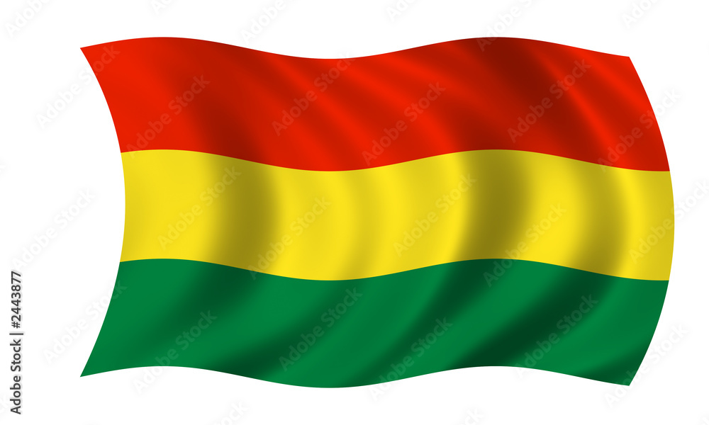Obraz premium bolivien fahne bolivia flag
