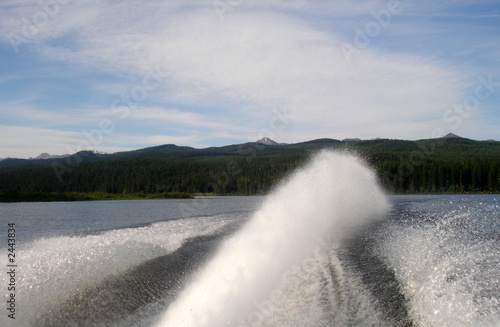 speed boat spray