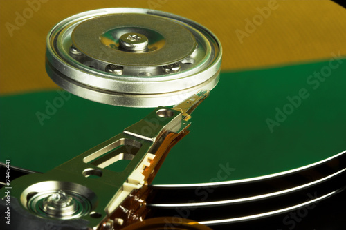 hardisk close-up