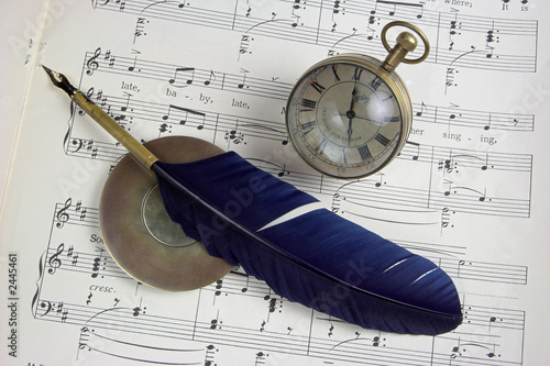 music notes and time