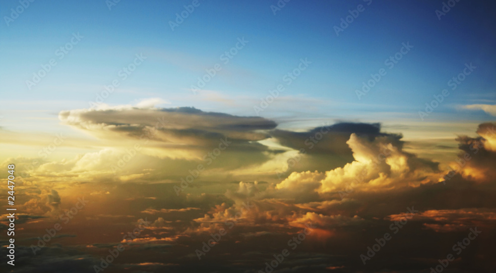 Fototapeta premium sunset clouds