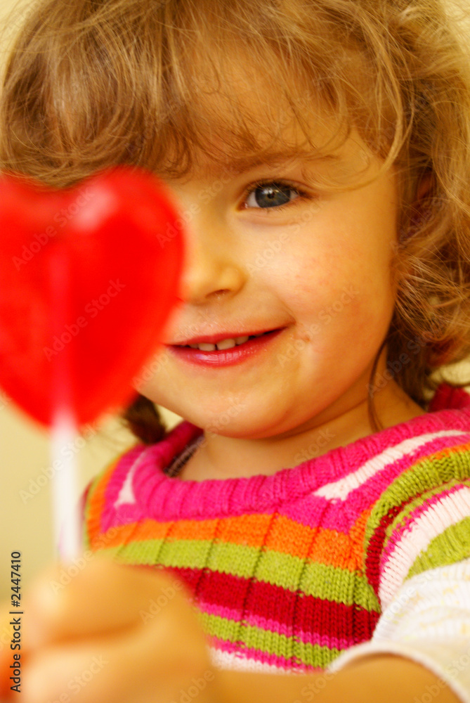 girl with lollipop girl with lollipop