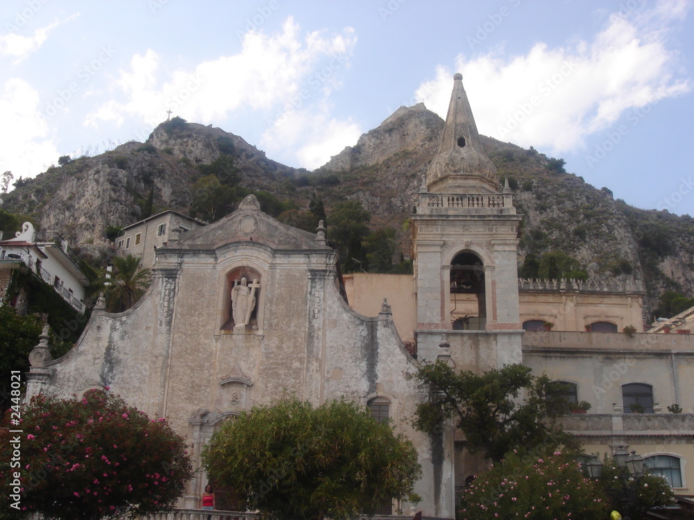 Naklejka premium taormina alta