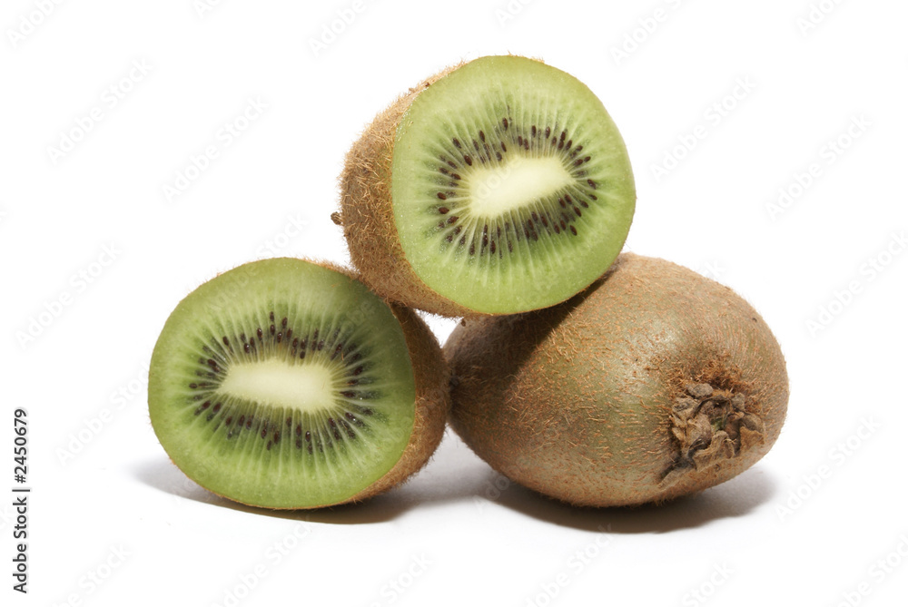 kiwi fruits isolated on white kiwi fruits isolated on white