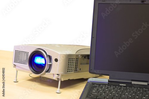 projector on the table