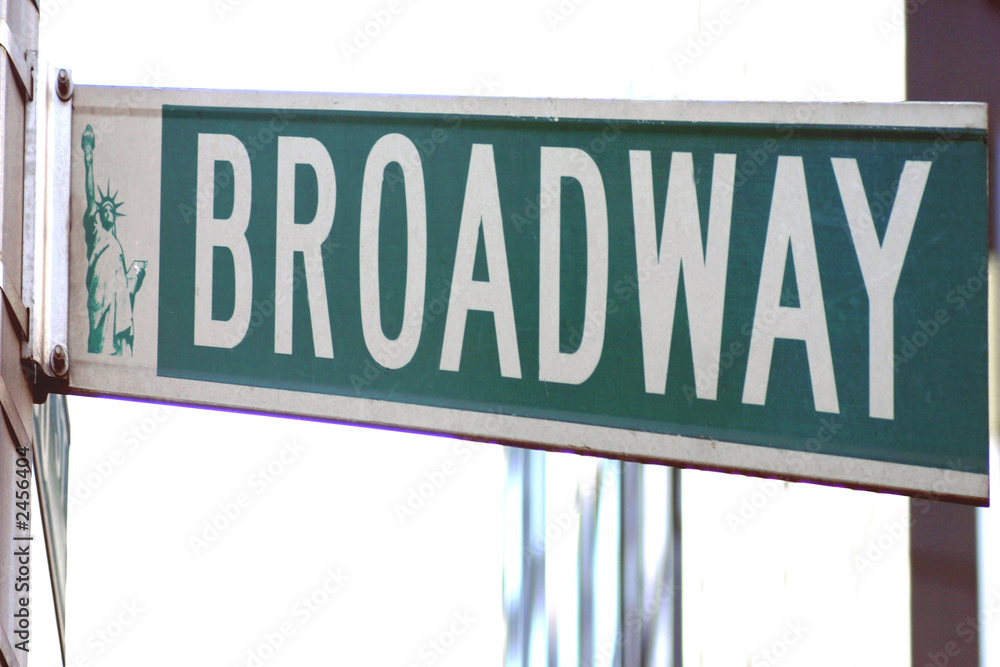 broadway street sign