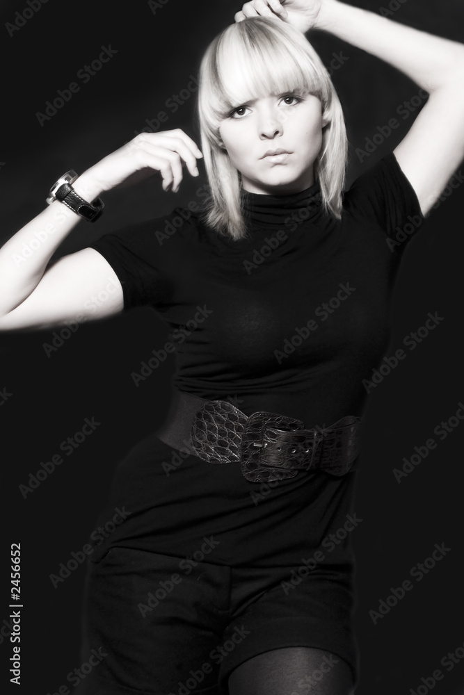 Naklejka premium fashion woman