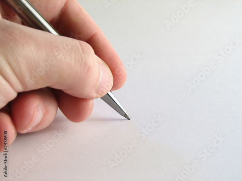 Foto hand & pen