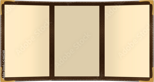 trifold menu
