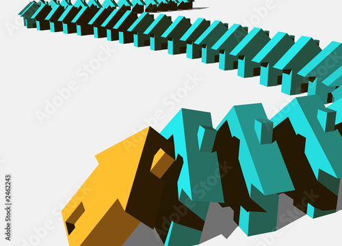 houses falling